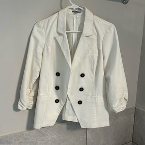 Women’s White Blazer